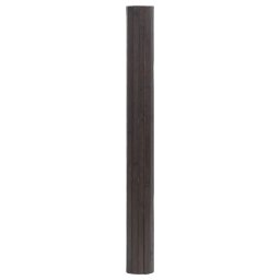 vidaXL Vloerkleed rechthoekig 70x500 cm bamboe donkerbruin