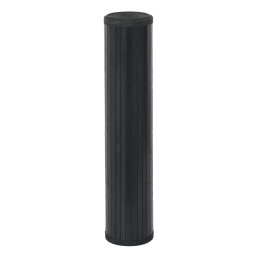 vidaXL Vloerkleed rechthoekig 100x1000 cm bamboe zwart