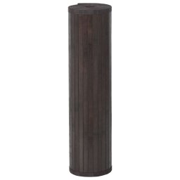 vidaXL Vloerkleed rechthoekig 60x500 cm bamboe donkerbruin