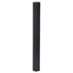 vidaXL Vloerkleed rechthoekig 70x500 cm bamboe zwart