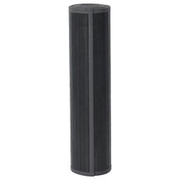 vidaXL Vloerkleed rechthoekig 70x1000 cm bamboe grijs