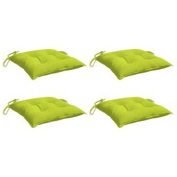 vidaXL Palletkussens 4 st 50x50x7 cm oxford stof felgroen