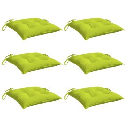vidaXL Palletkussens 6 st 50x50x7 cm oxford stof felgroen