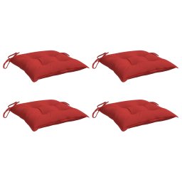 vidaXL Palletkussens 4 st 50x50x7 cm oxford stof rood