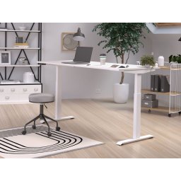 Elektrisch verstelbaar bureau JETLAG 180 cm wit