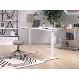Elektrisch verstelbaar bureau JETLAG 120 cm wit