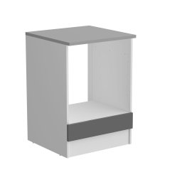 Onderkast keuken ECOTIC voor inbouwoven hoogglans grijs