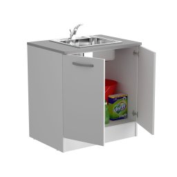 Onderkast ECOTIC 2 deuren wit