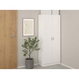 Schoenenkast FOCAMI 2 deuren wit