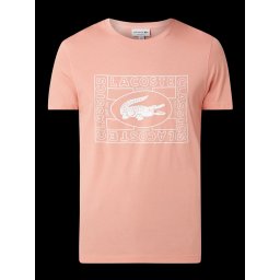 Lacoste - Maat M - T-shirt met logoprint