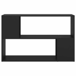 vidaXL Boekenkast 100x24x63 cm bewerkt hout zwart