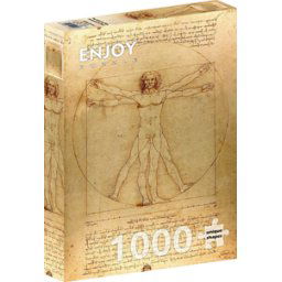 De Vinci - The Vitruvian Man Puzzel (1000 stukjes)