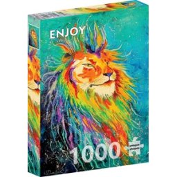 Rainbow Lion Puzzel (1000 stukjes)