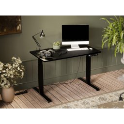 Elektrisch verstelbaar bureau NOMALAND 120 cm zwart