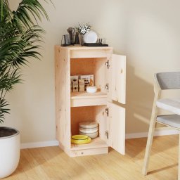 vidaXL Dressoir 31,5x34x75 cm massief grenenhout