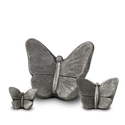 Mariposa Vlinder Urnen Voordeelset Zilver (4.35 liter)
