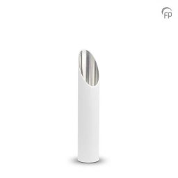 Kleine Slanke Design Urn, Matwit - Zilver (2 liter)
