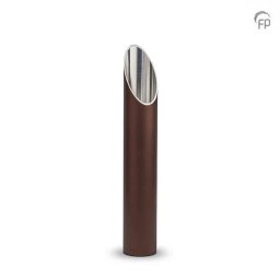 Mediumgrote Slanke Design Urn, Matbrons - Zilver (3 liter)