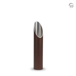 Kleine Slanke Design Urn, Matbrons - Zilver (2 liter)