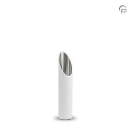 Slanke Design Kaarshouder Urn, Matwit - Zilver (0.3 liter)