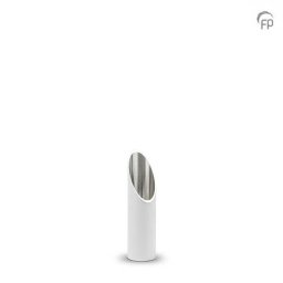 Slanke Design Mini Kaarshouder Urn, Matwit - Zilver (0.2 liter)