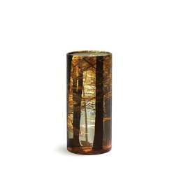 Kleine Bio Eco Urn of As-strooikoker Herfstbos (1.5 liter)