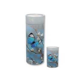 Kleine Bio Eco Urn of As-strooikoker Vlinder Icarus Blauwtje (0.2 liter)