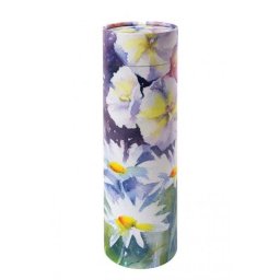 Middelgrote Bio Eco Urn of As-strooikoker Wilde Bloemen (1.9 liter)