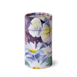 Kleine Bio Eco Urn of As-strooikoker Wilde Bloemen (0.7 liter)