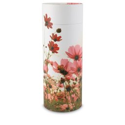 Grote Bio Eco Urn of As-strooikoker Klaprozenveld (3 liter)