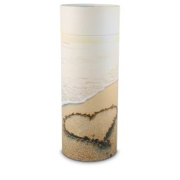 Grote Bio Eco Urn of As-strooikoker Strandhart (3 liter)