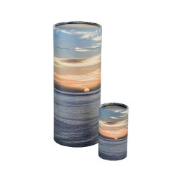 Middelgrote Bio Eco Urn of As-strooikoker Zonsondergang (1.9 liter)