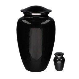 Elegance Urnen Voordeelset Gemarmerd Zwart (3.6 liter)