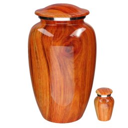 Elegance Urnen Voordeelset Houtnerf (3.6 liter)