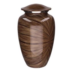 Grote Elegance Urn Houtnerf Gecentreerde Strepen (3.5 liter)