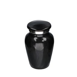 Elegance Mini Urn Gemarmerd Zwart (0.1 liter)