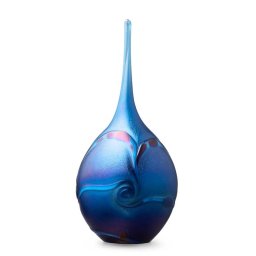 Kristalglazen Mini Traan Urn Elan Deepblue (0.06 liter)