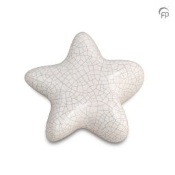 Mini Ster Urn Asteri Krakele-Wit (0.05 liter)
