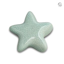 Mini Ster Urn Asteri Krakele-Turquoise (0.05 liter)