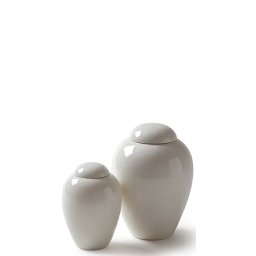 Porseleinen Pot Urn Serenity Small White (0.37 liter)