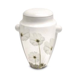 Grote Porseleinen Amfoor Urn Wilde Bloemen (3.4 liter)