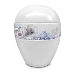 Grote Porseleinen Pot Urn Blauwe Bloemen (5 liter)