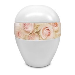 Grote Porseleinen Pot Urn Rozen (5 liter)