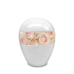 Kleine Porseleinen Pot Urn Rozen (0.6 liter)