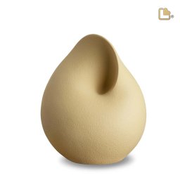 Grote Gele LoveUrns Schelp Urn (4.1 liter)