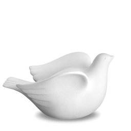 Grote LoveUrns Witte Duif Urn (2.9 liter)