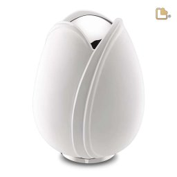 Grote LoveUrns Tulp Urn Wit (5.3 liter)