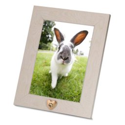 Effen Dieren Fotolijst, Matgouden Ashartje Pootafdrukje (0.005 liter)