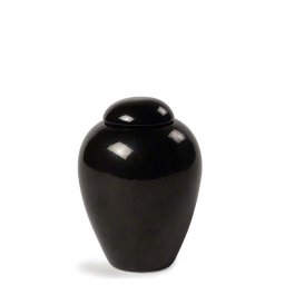 Kleine Porseleinen Dierenurn Serenity Black (0.76 liter)
