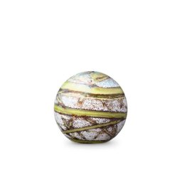 Kristalglazen Bal Dierenurn Elan Bulb Olive Green (0.1 liter)